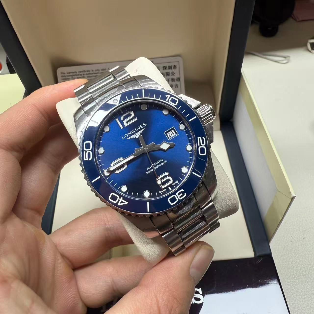 Longines Conquest Diving Series Mechanical watch 43.00mm L3.782.4.96.6