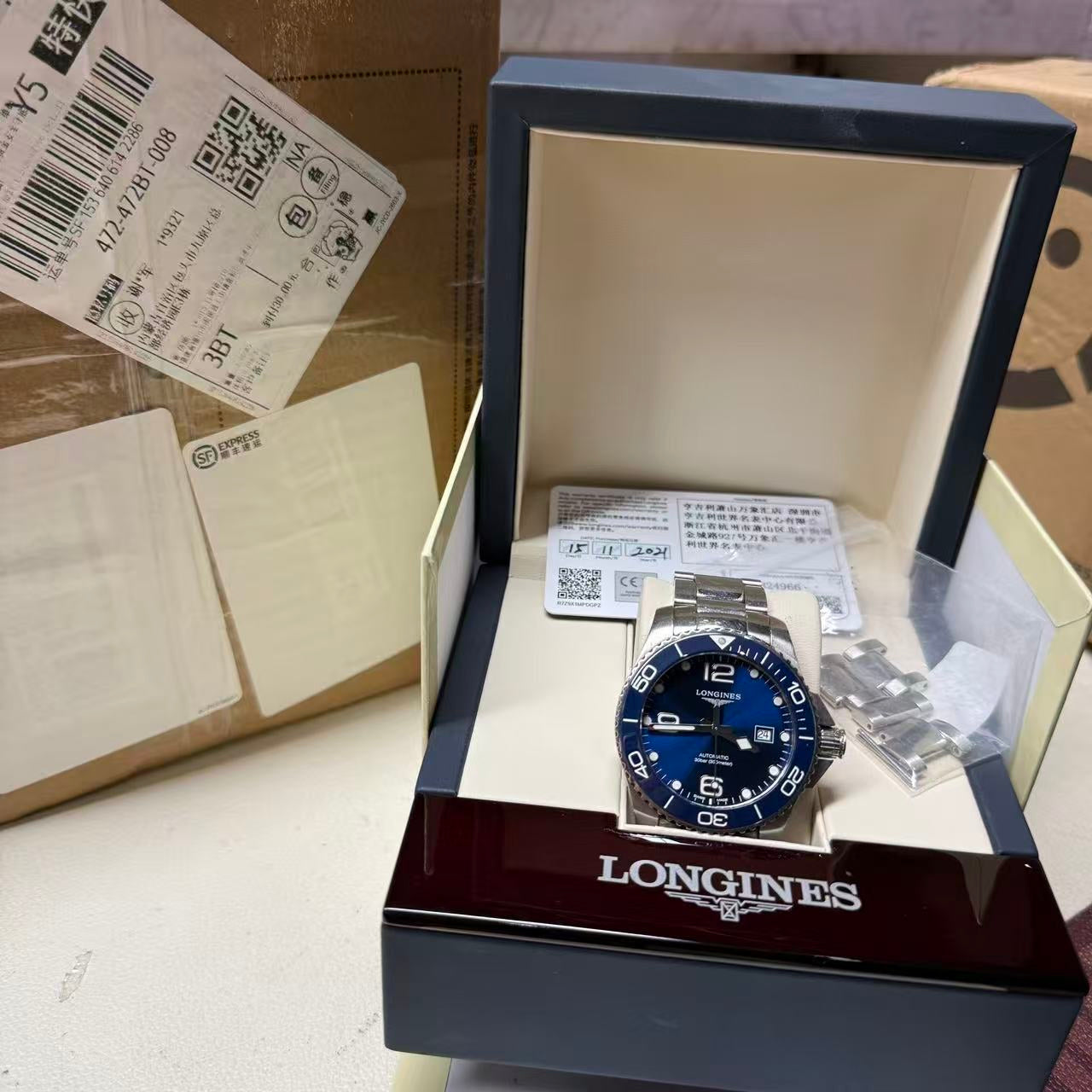 Longines Conquest Diving Series Mechanical watch 43.00mm L3.782.4.96.6