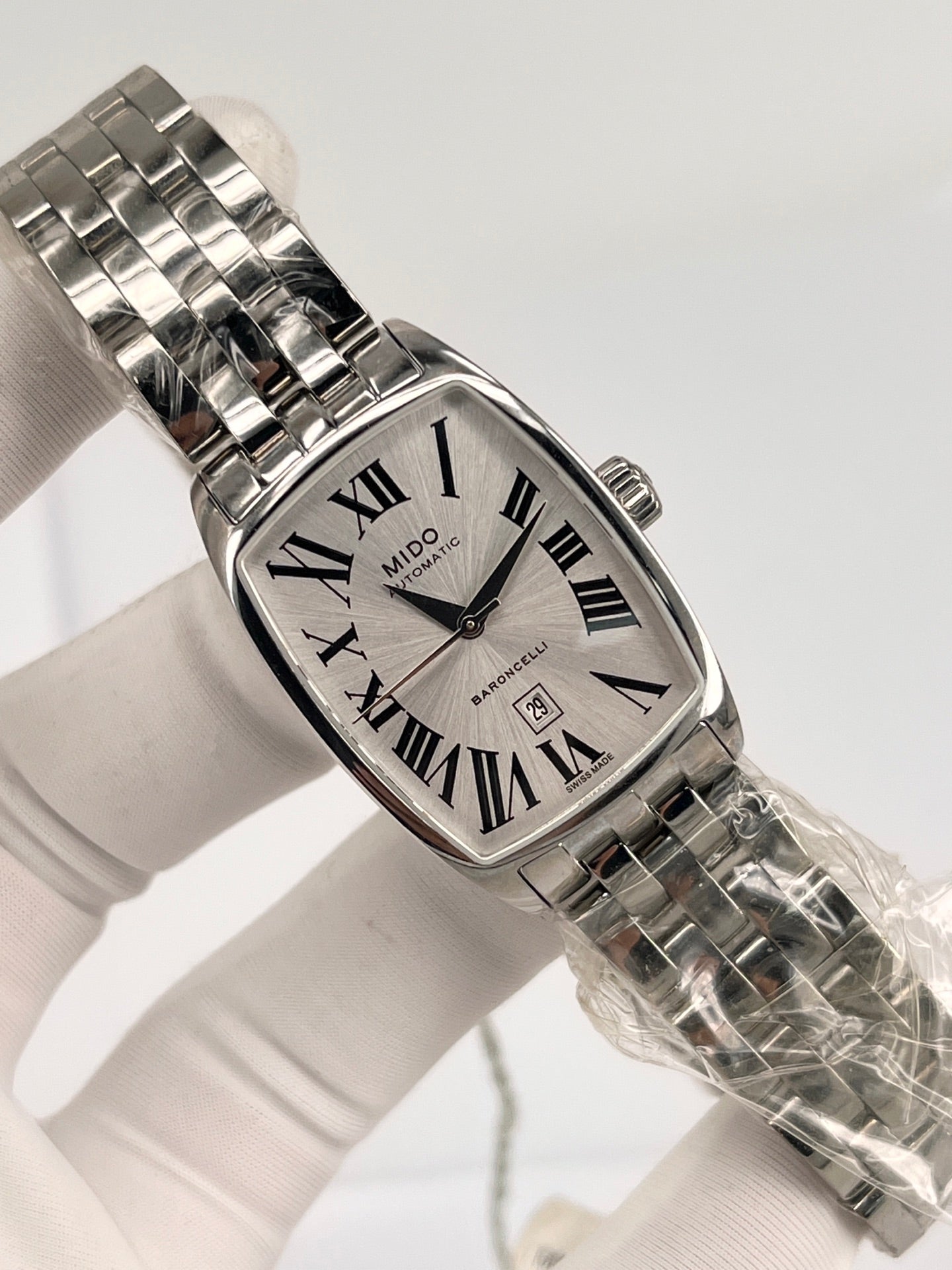 Mido Silver Automatic (self-winding) watch