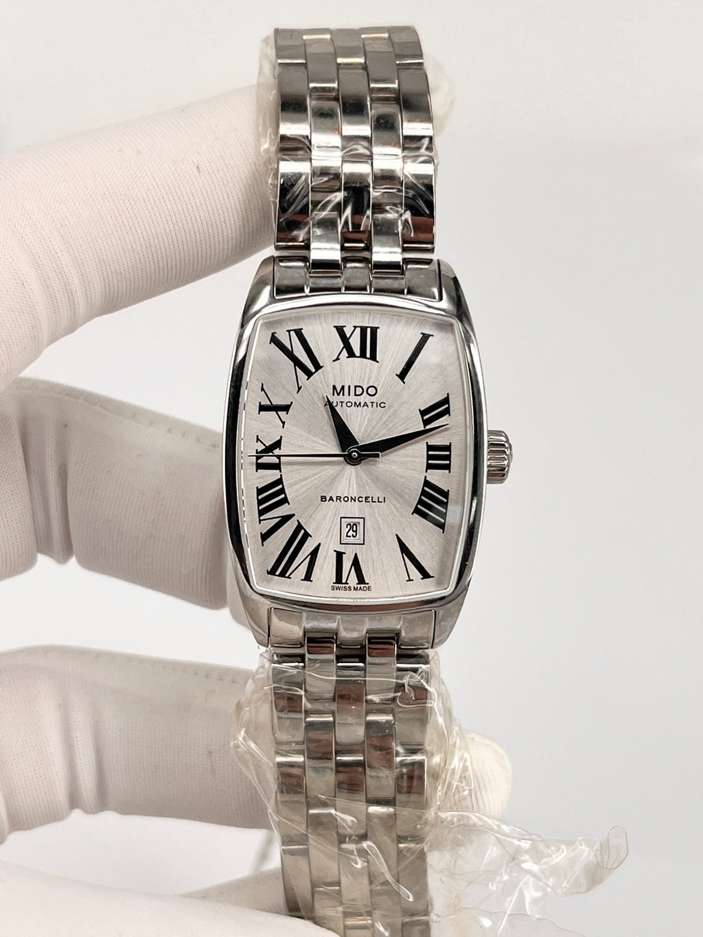 Mido Silver Automatic (self-winding) watch