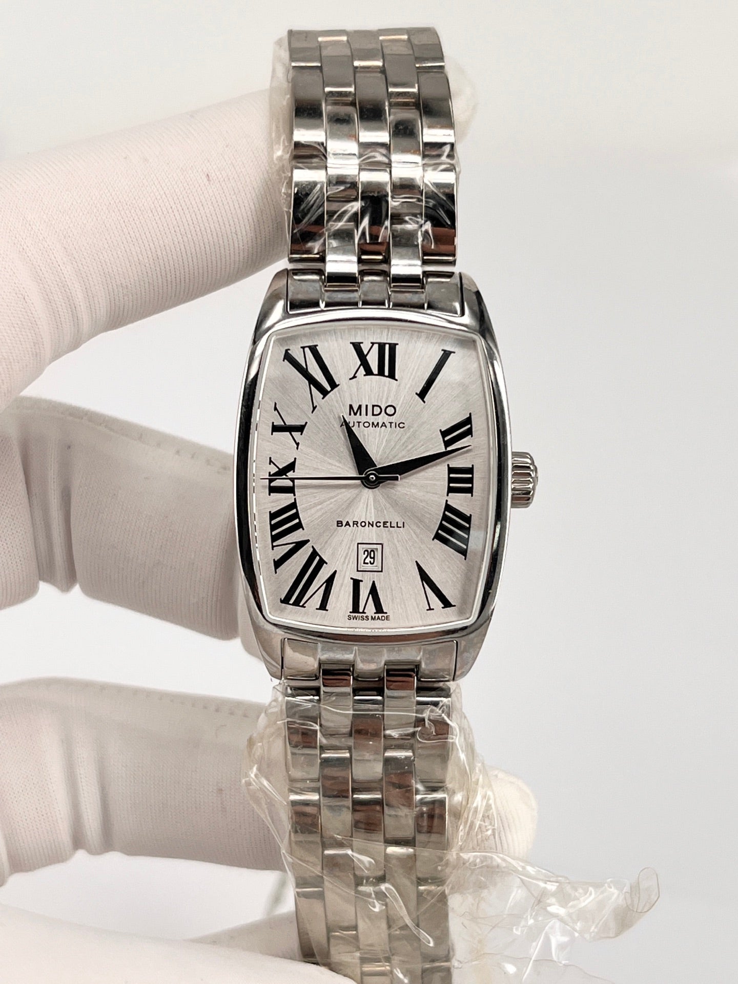 Mido Silver Automatic (self-winding) watch