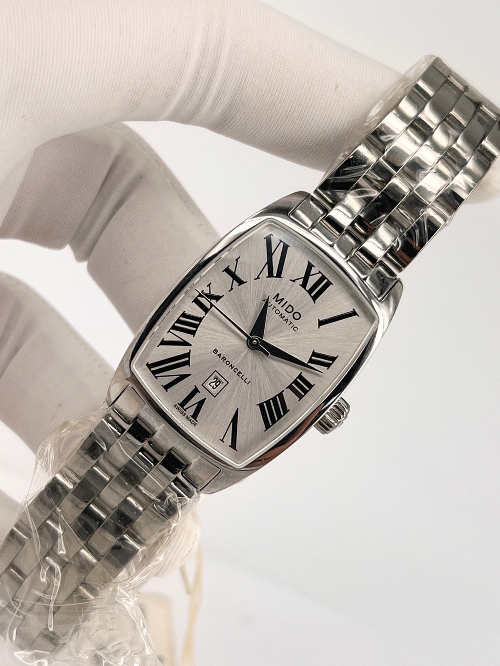 Mido Silver Automatic (self-winding) watch
