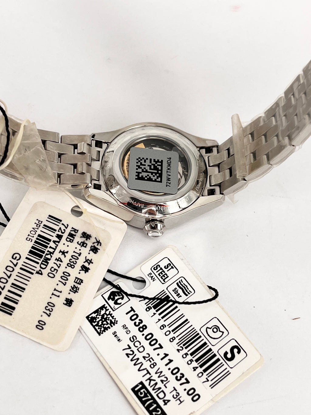 Tissot White Automatic (self-winding) watch