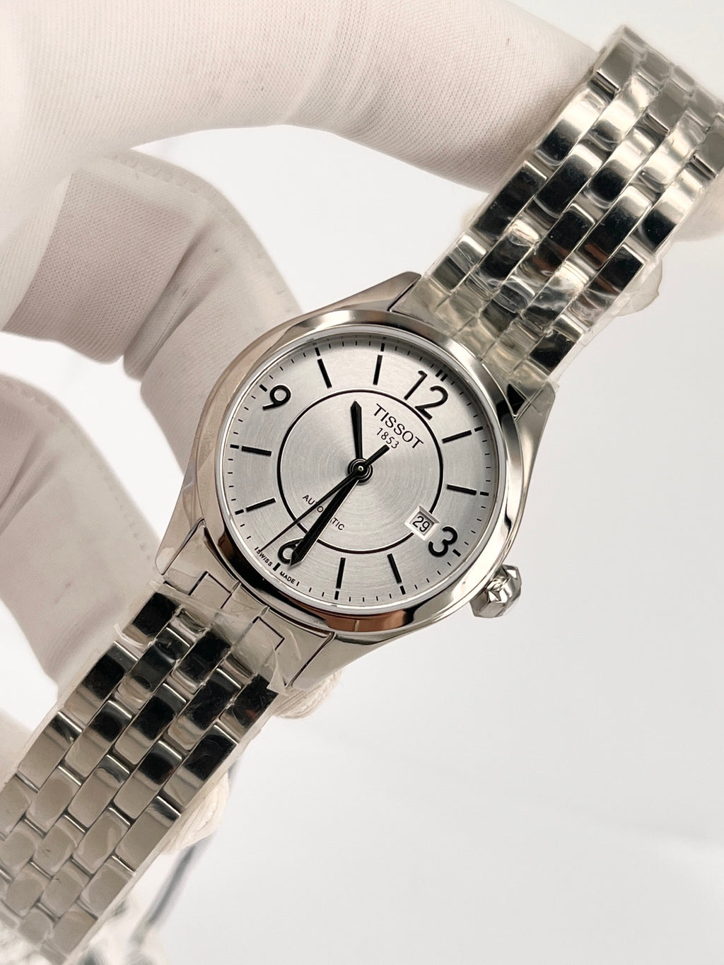 Tissot White Automatic (self-winding) watch