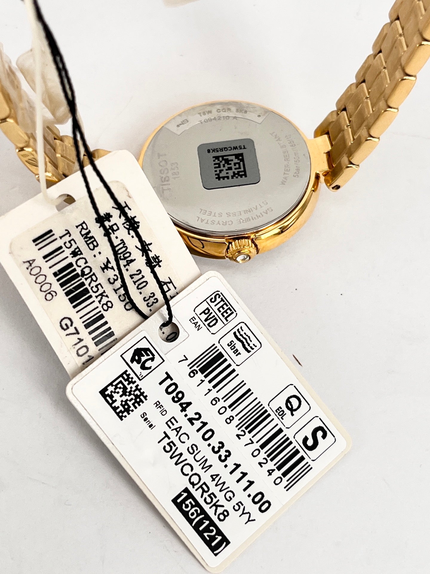 Tissot Gold Quartz watch