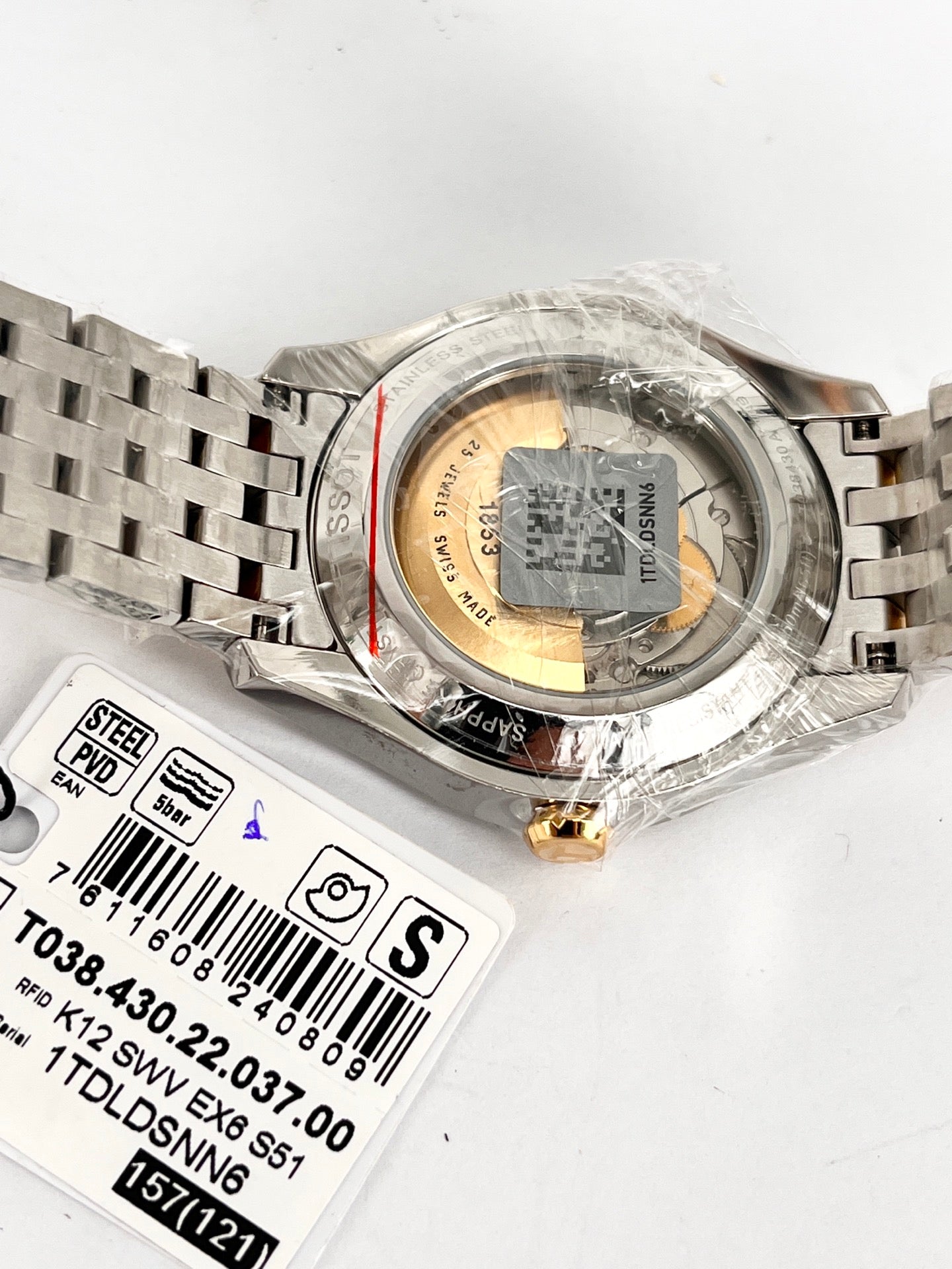 Tissot Silver Automatic (self-winding) watch
