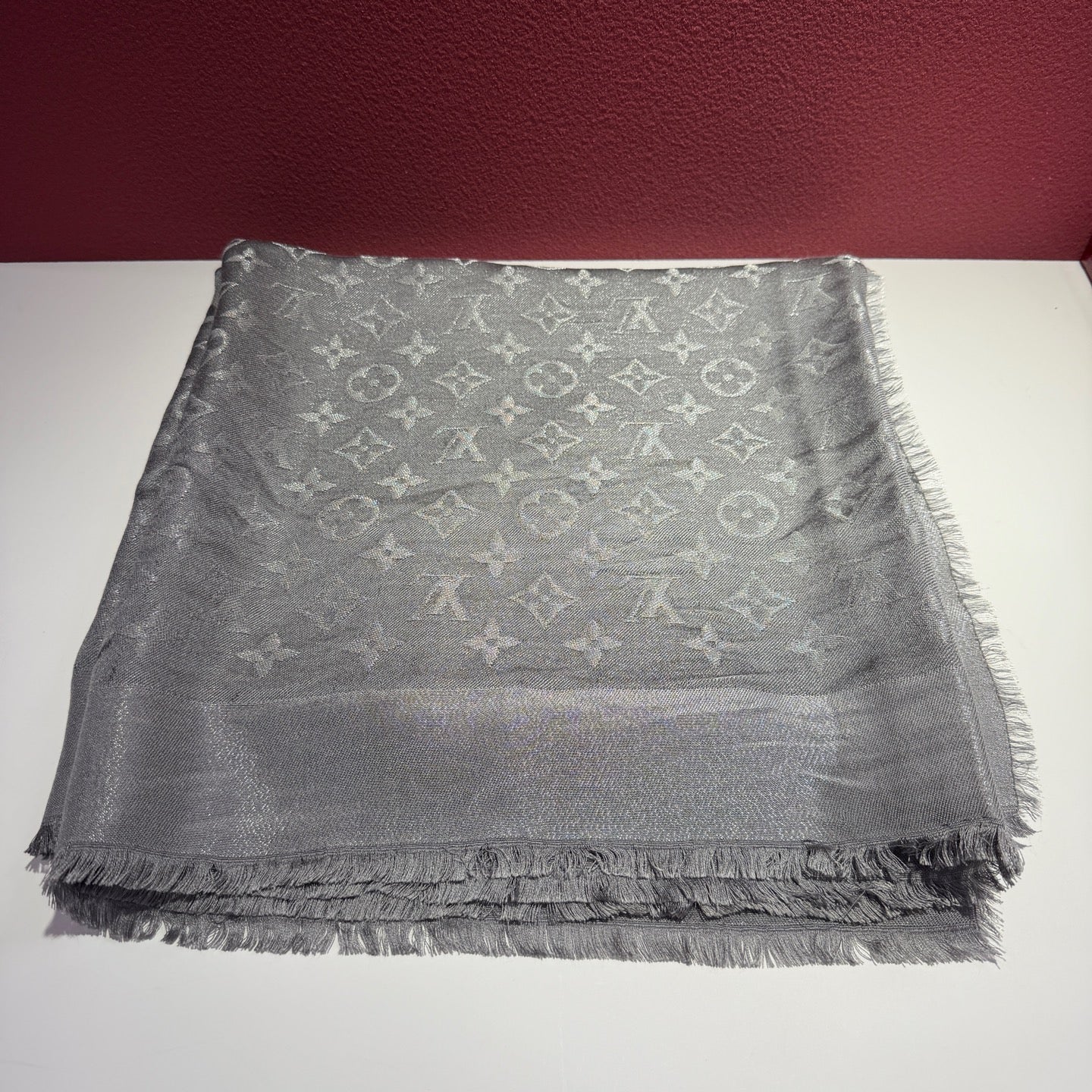 Louis Vuitton Silver Cape / Stole