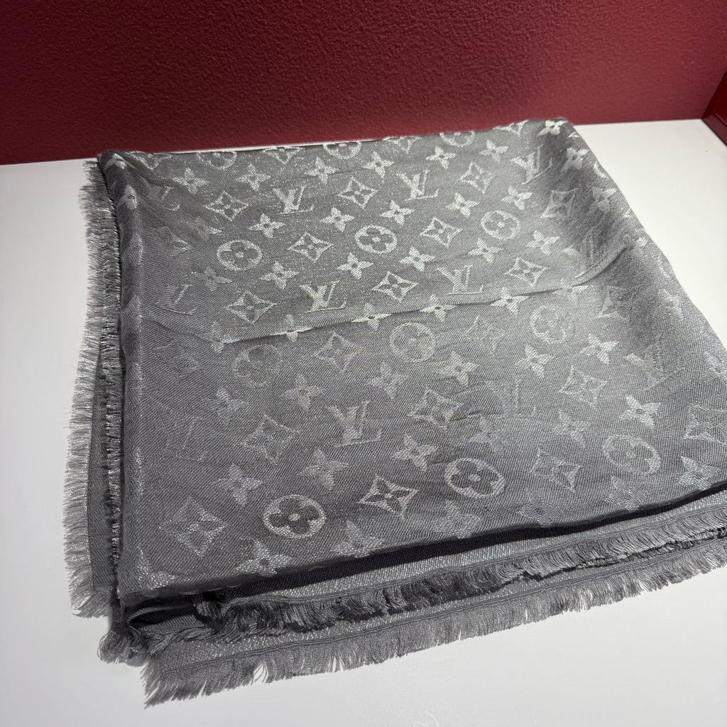 Louis Vuitton Silver Cape / Stole