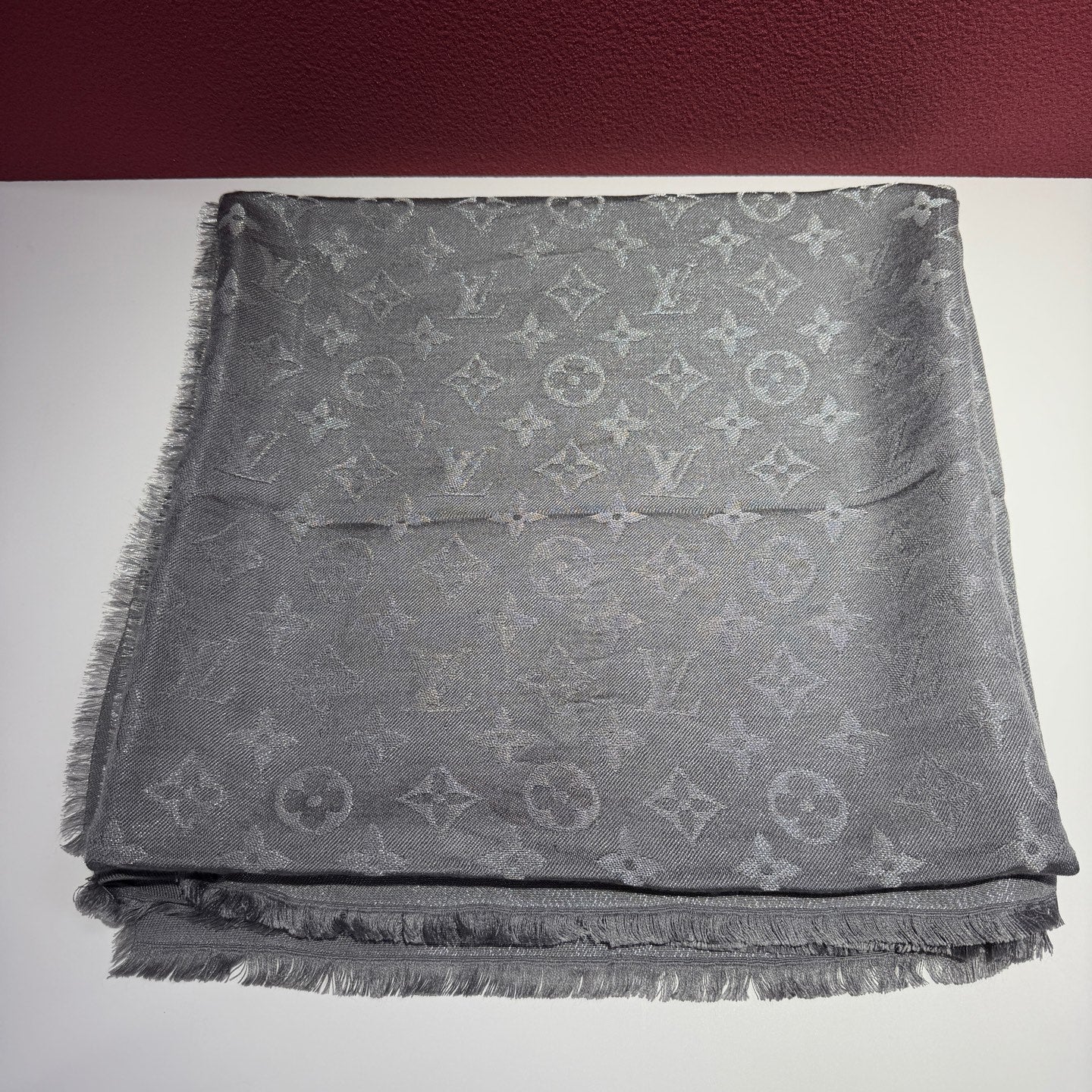 Louis Vuitton Silver Cape / Stole
