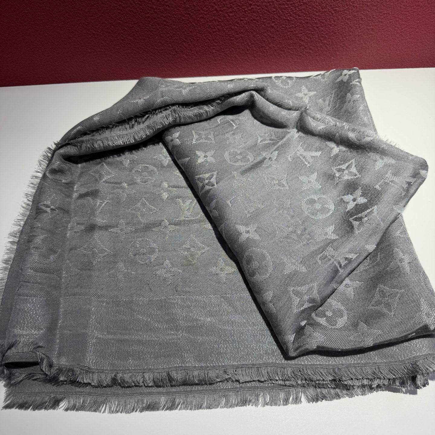 Louis Vuitton Silver Cape / Stole