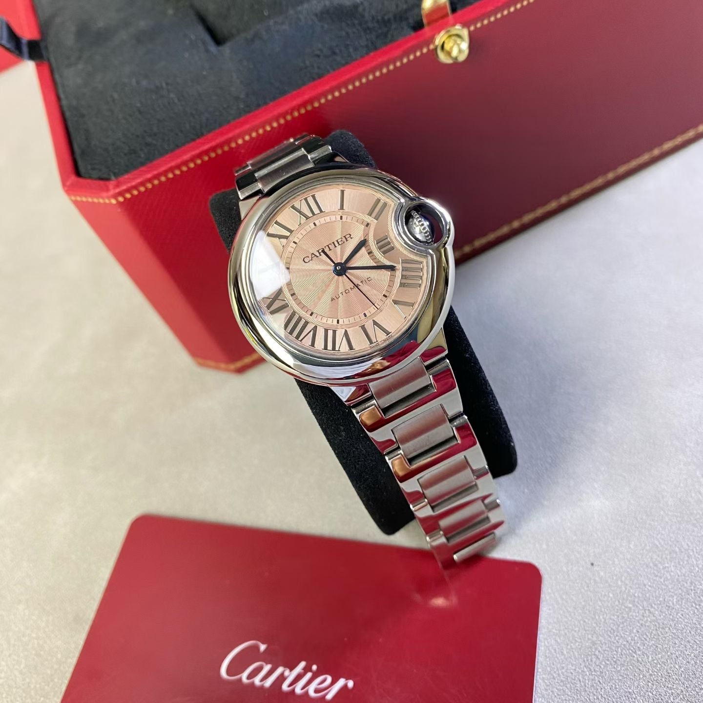 Cartier Ballon Bleu de Cartier Cartier Blue Balloon watch Mechanical watch 33 millimeters WSBB0046