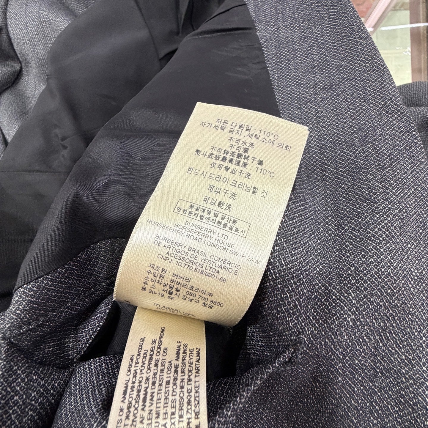 Burberry Gray Suit
