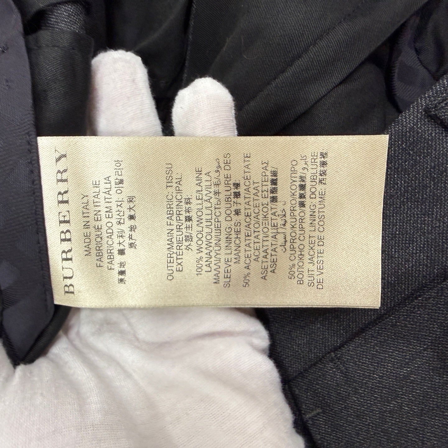 Burberry Gray Suit
