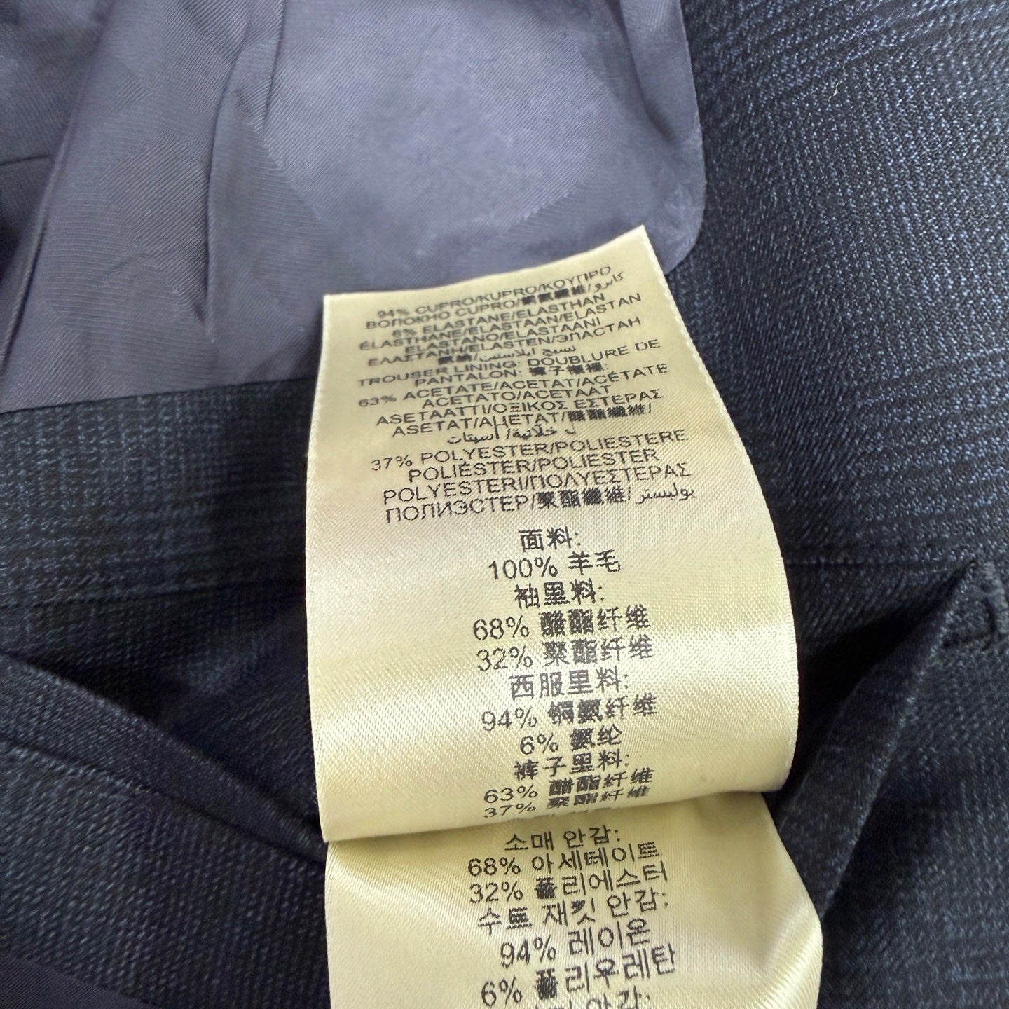 Burberry Gray Suit