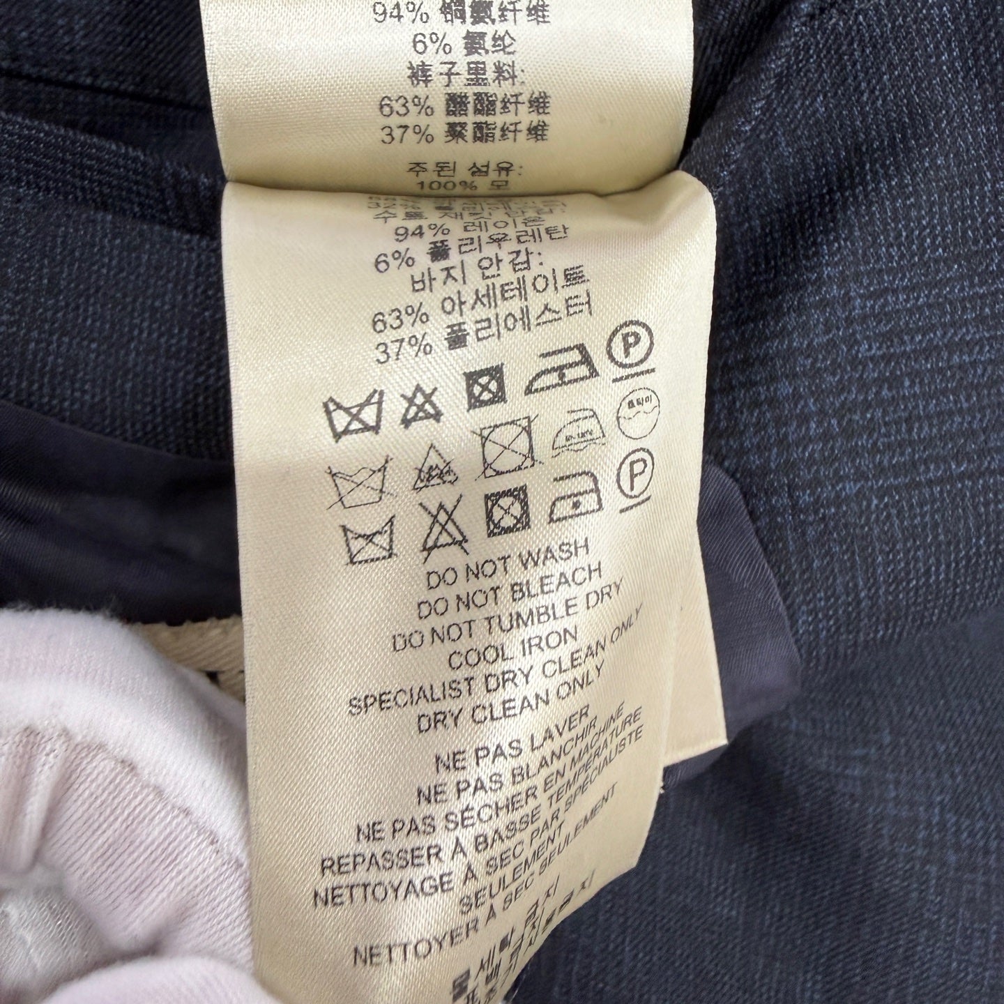 Burberry Blue Suit
