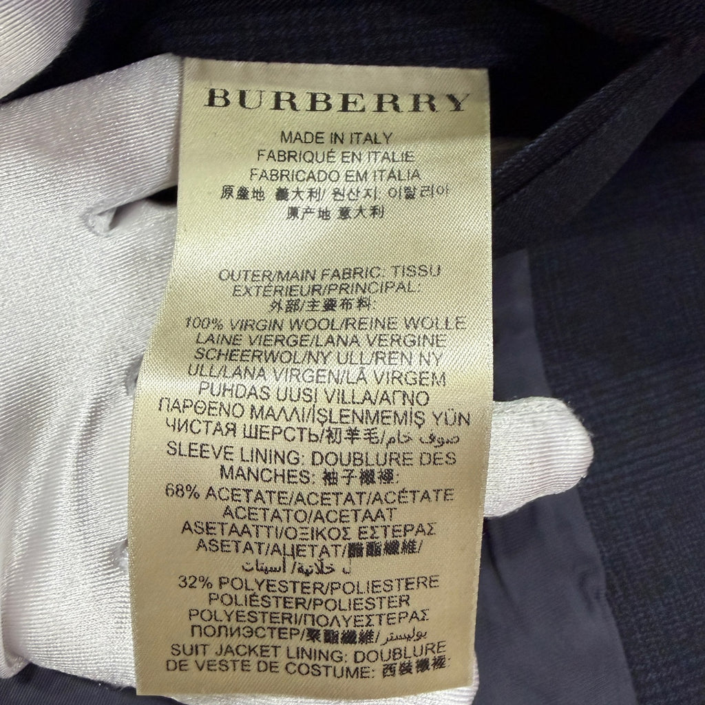 Burberry Blue Suit