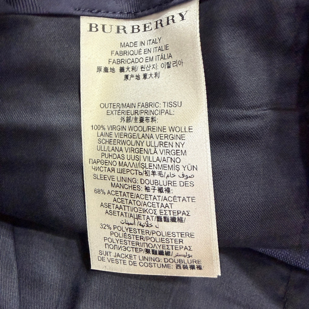 Burberry Blue Suit