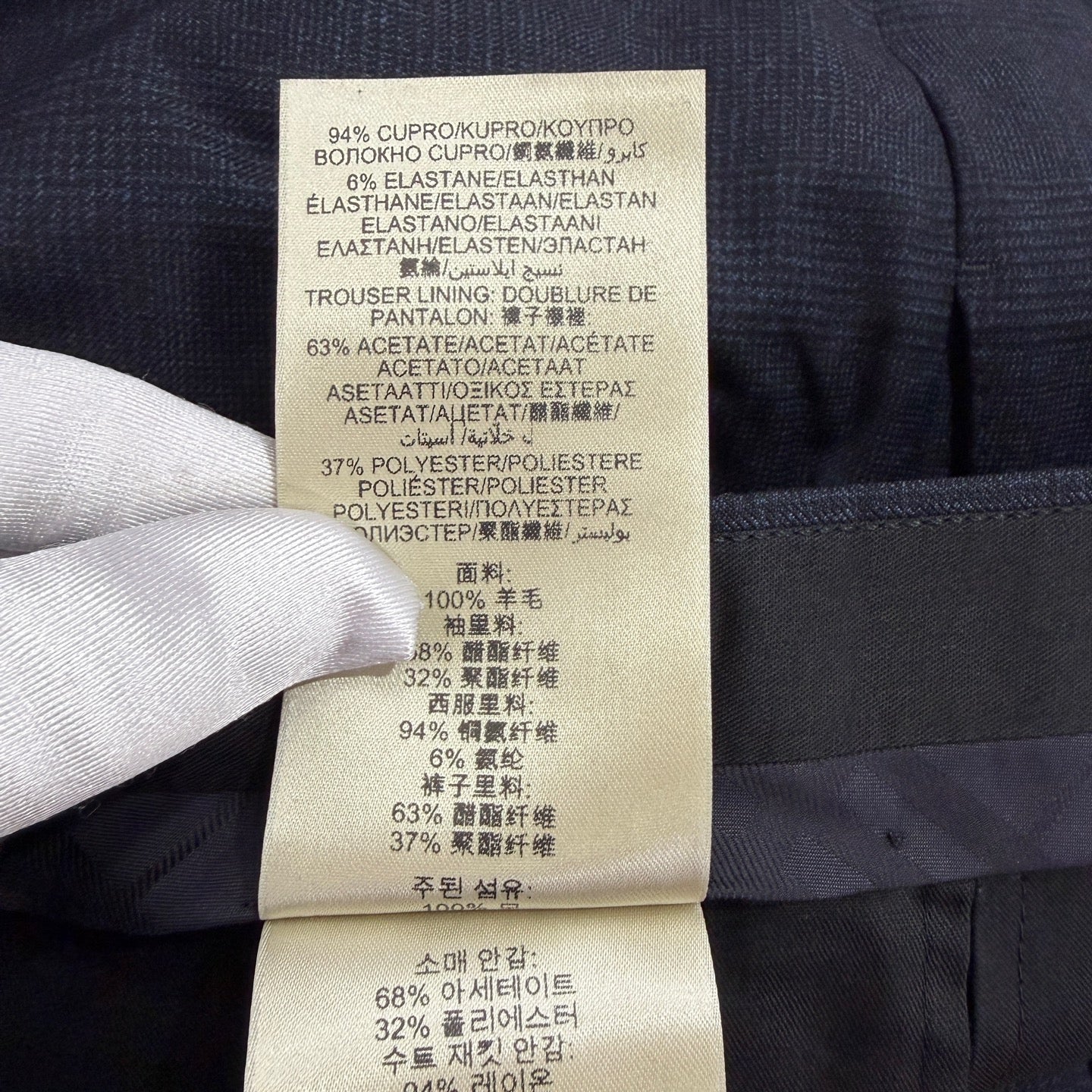 Burberry Blue Suit