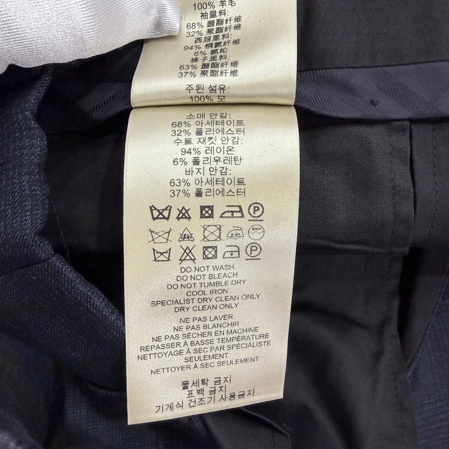 Burberry Blue Suit