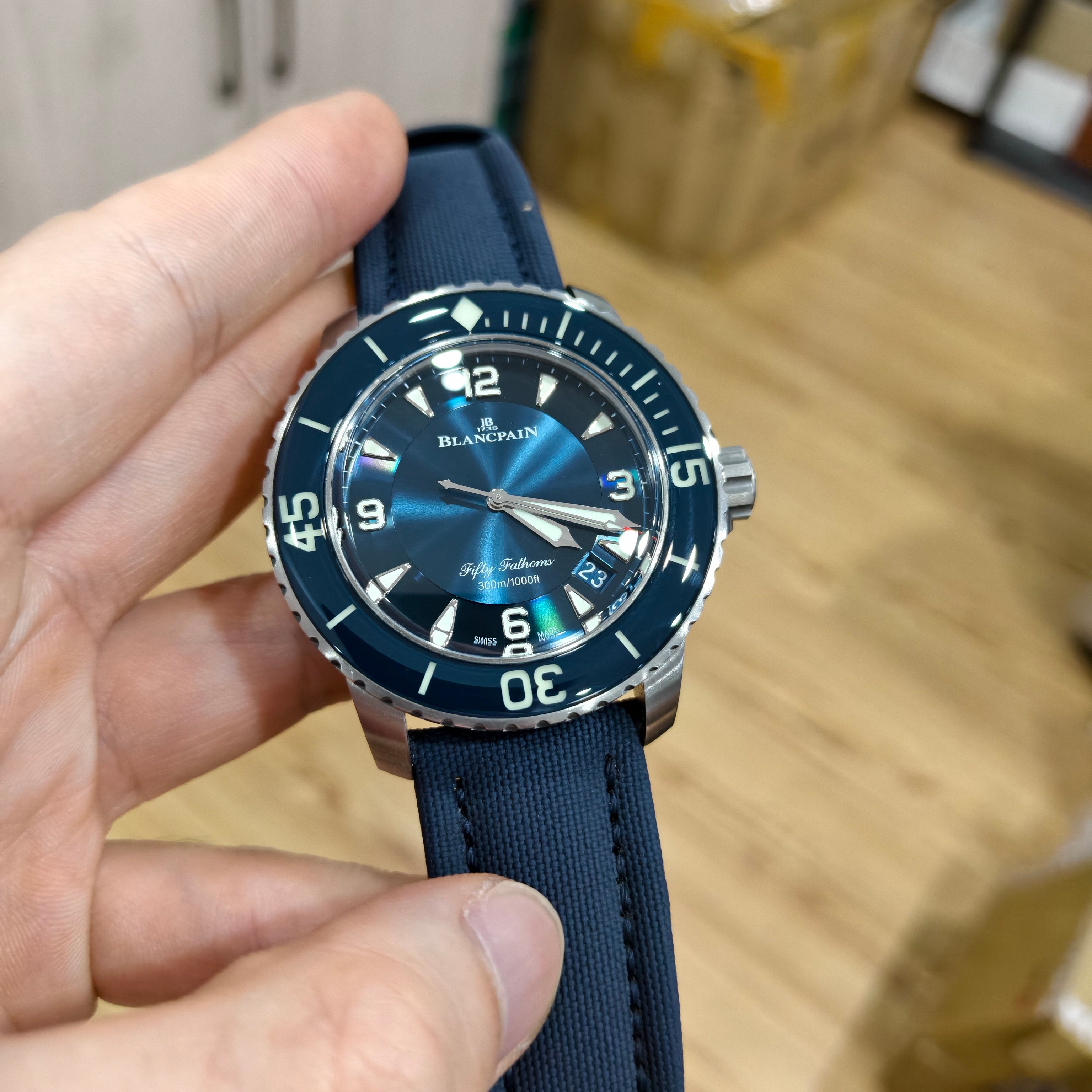 Blancpain Fifty Fathoms Metal 45 mm 5015 12B40 O52A
