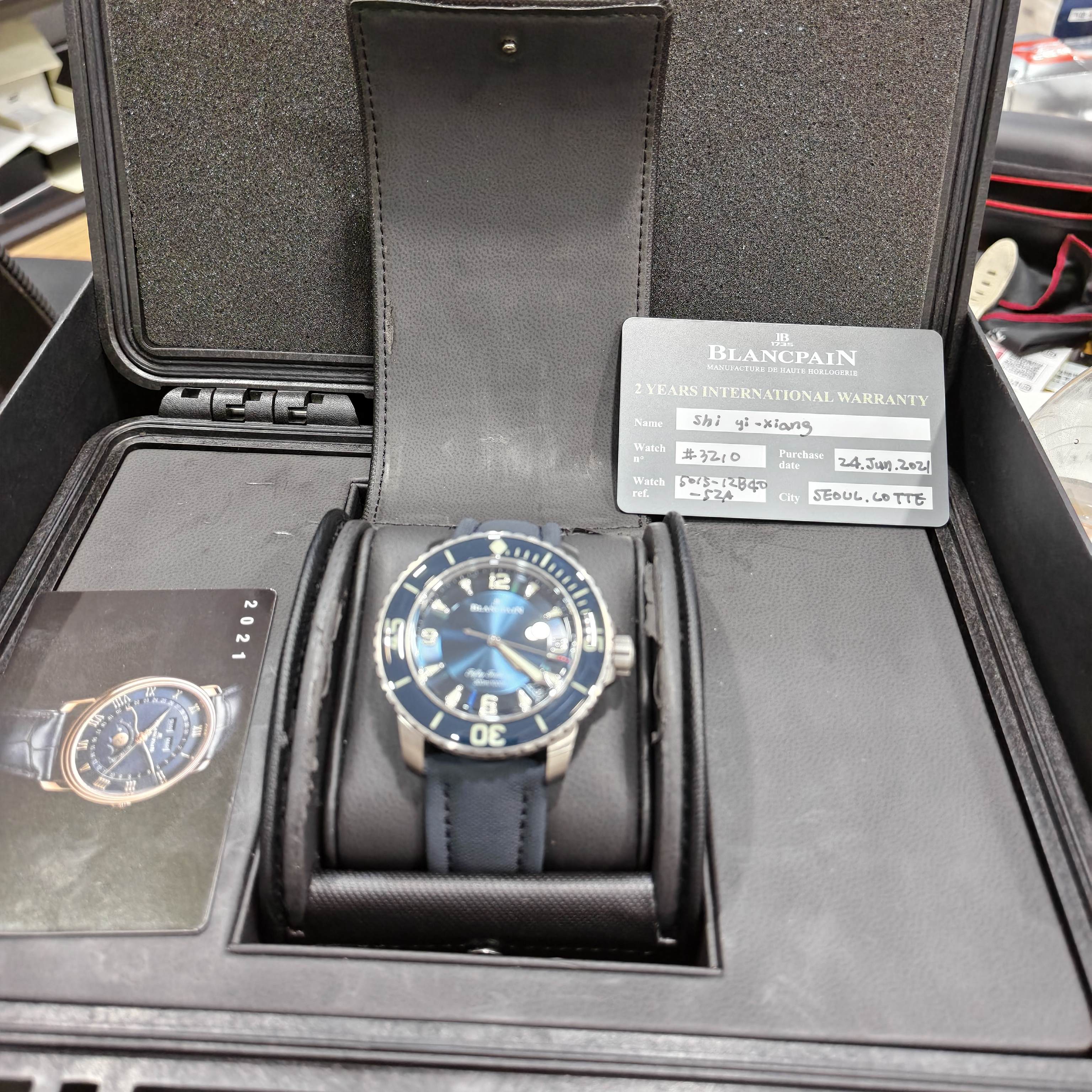 Blancpain Fifty Fathoms Metal 45 mm 5015 12B40 O52A