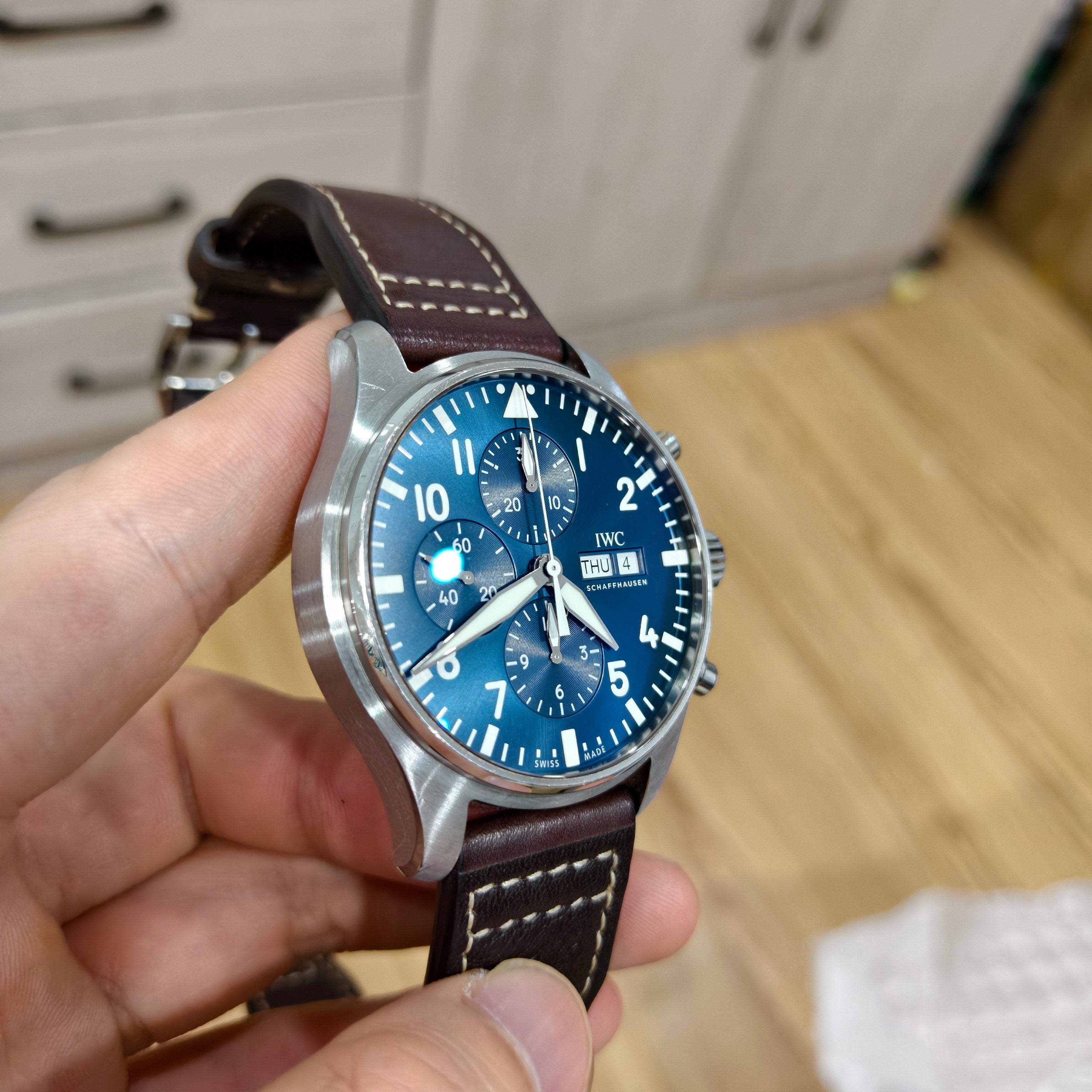 IWC Pilot’s watch Blue 43.0 IW377714