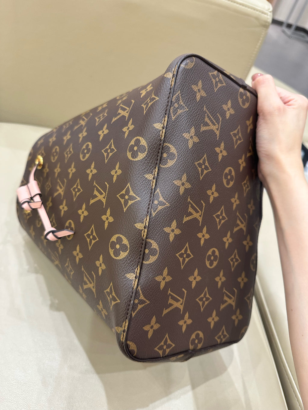 Louis Vuitton Pink Bucket & Drawstring Bag