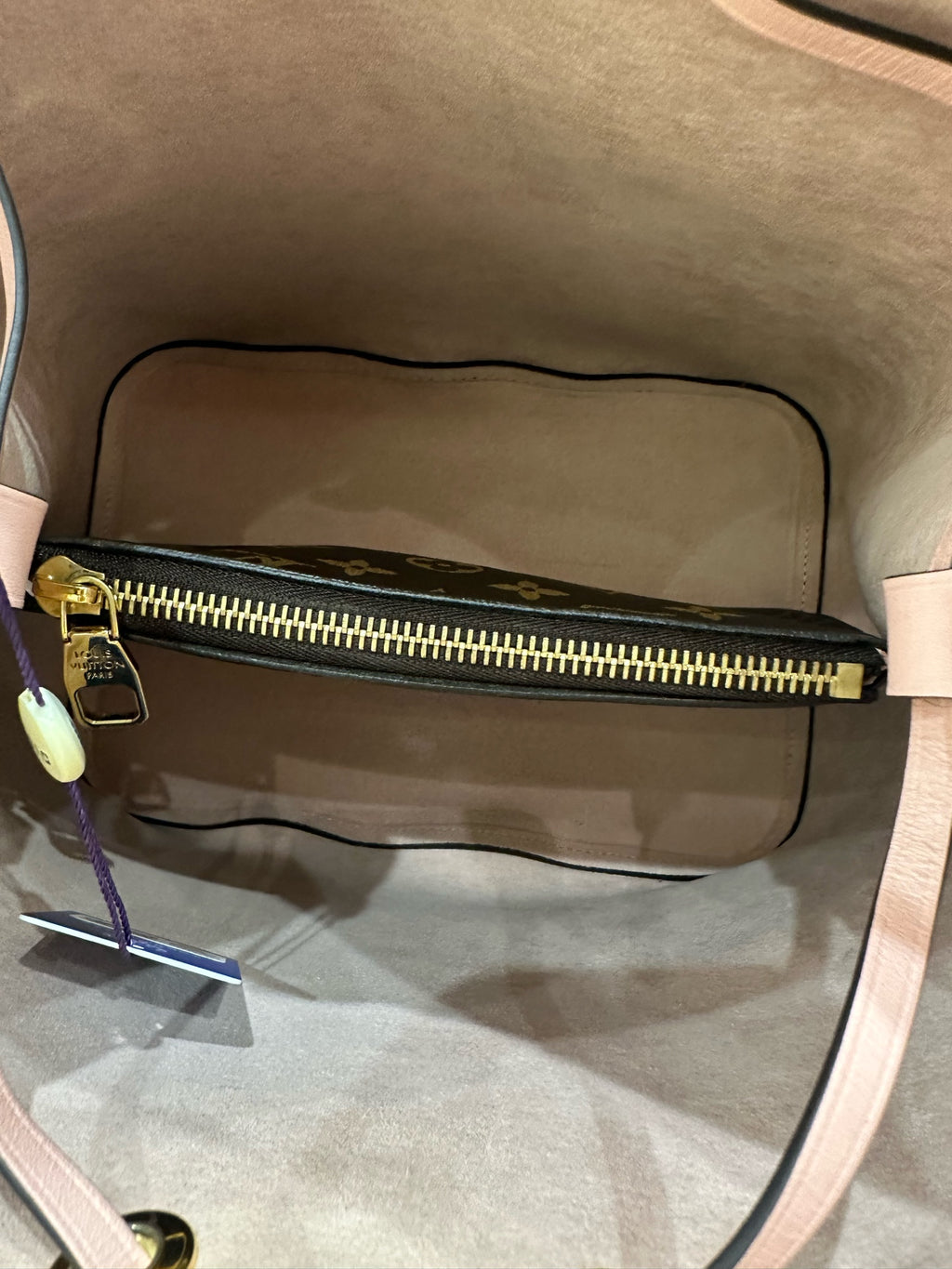 Louis Vuitton Pink Bucket & Drawstring Bag