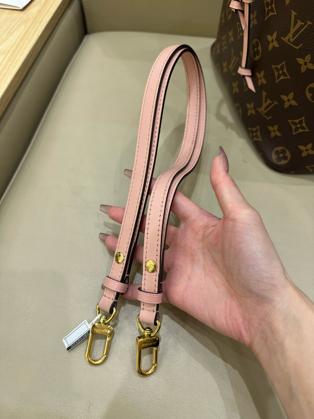 Louis Vuitton Pink Bucket & Drawstring Bag