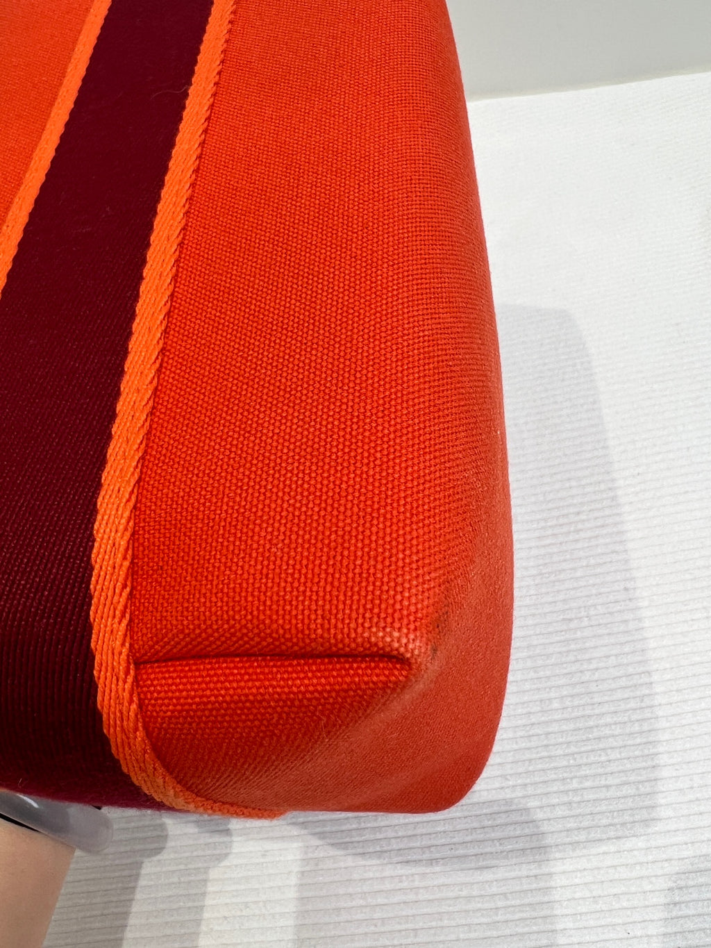 Hermes Canvas Orange 916485