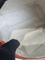 Hermes Canvas Orange 916485