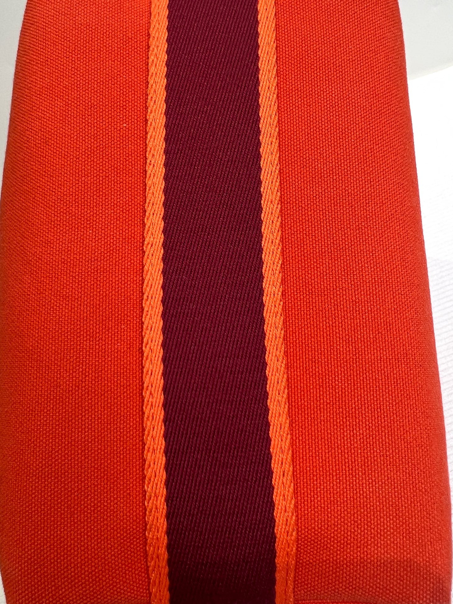 Hermes Canvas Orange 916485