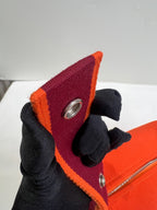 Hermes Canvas Orange 916485