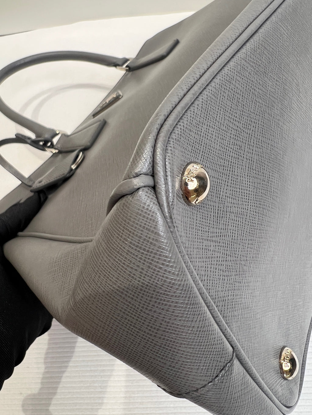 Prada Gray Length 35 x Width 13 x Height 25 cm BN1786-NZV-F0K44