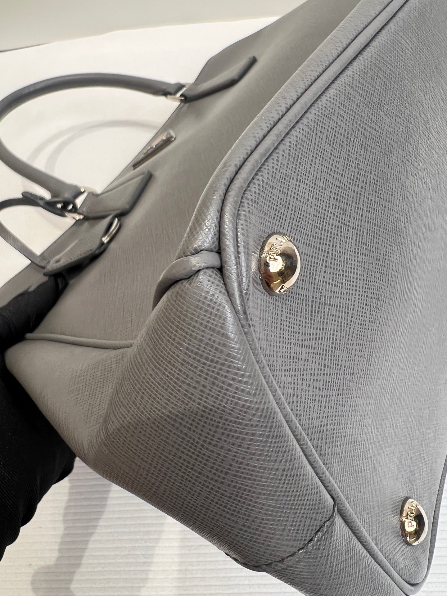 Prada Gray Length 35 x Width 13 x Height 25 cm BN1786-NZV-F0K44