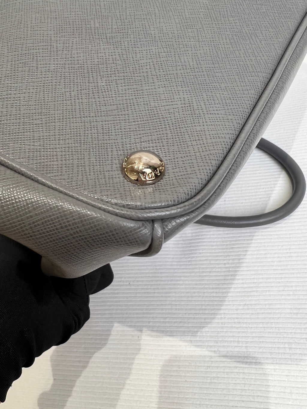 Prada Gray Length 35 x Width 13 x Height 25 cm BN1786-NZV-F0K44