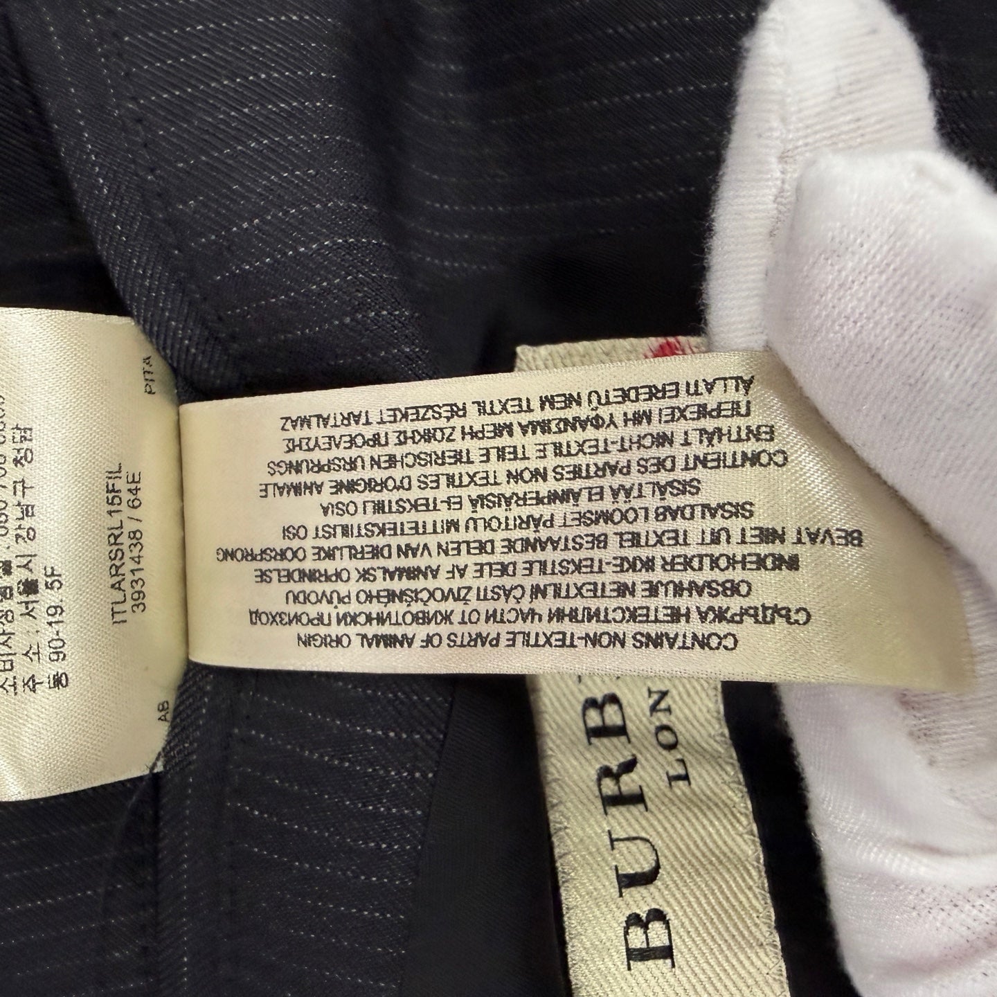 Burberry Black Suit