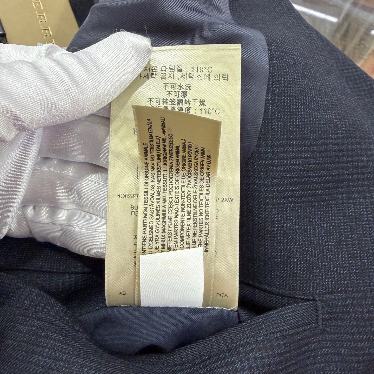 Burberry Blue Suit