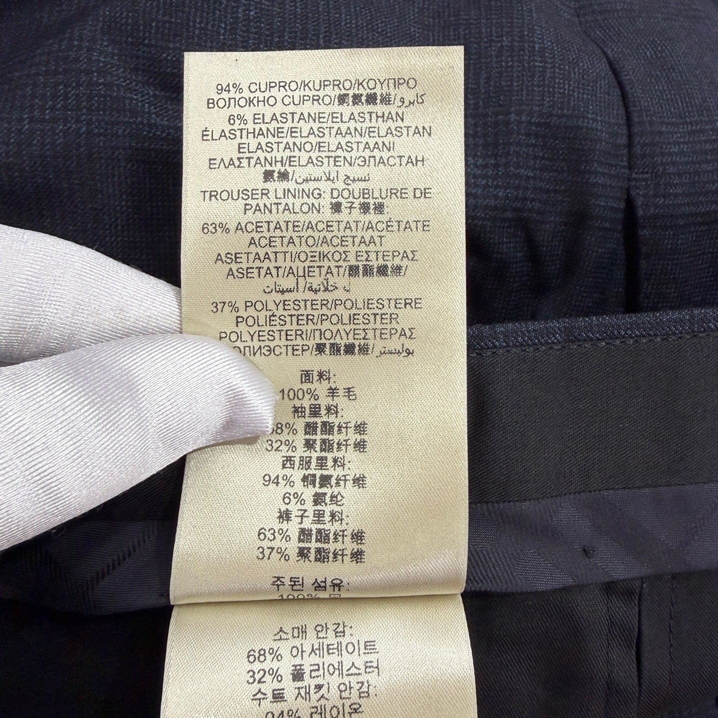 Burberry Blue Suit