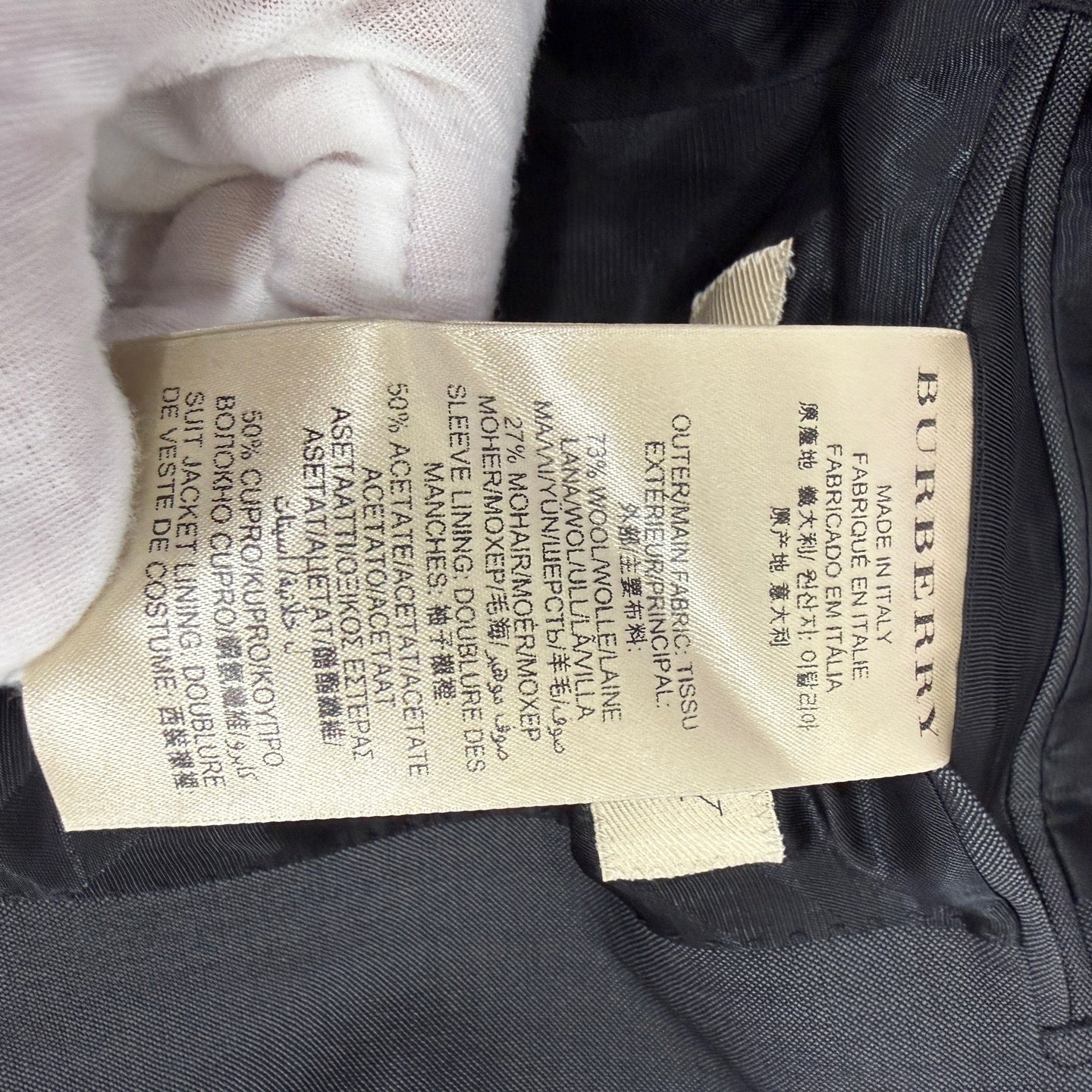 Burberry Gray Suit