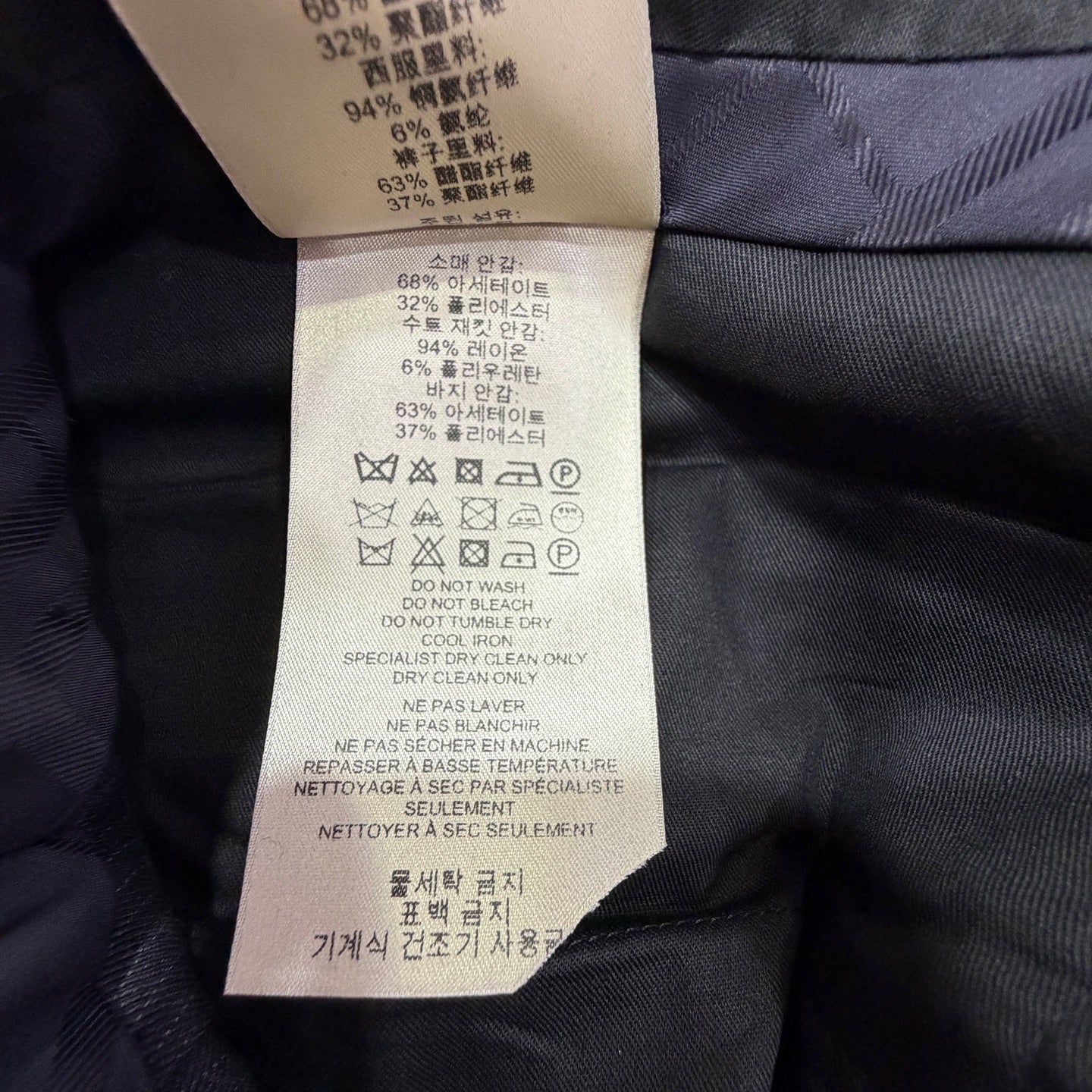 Burberry Black Suit