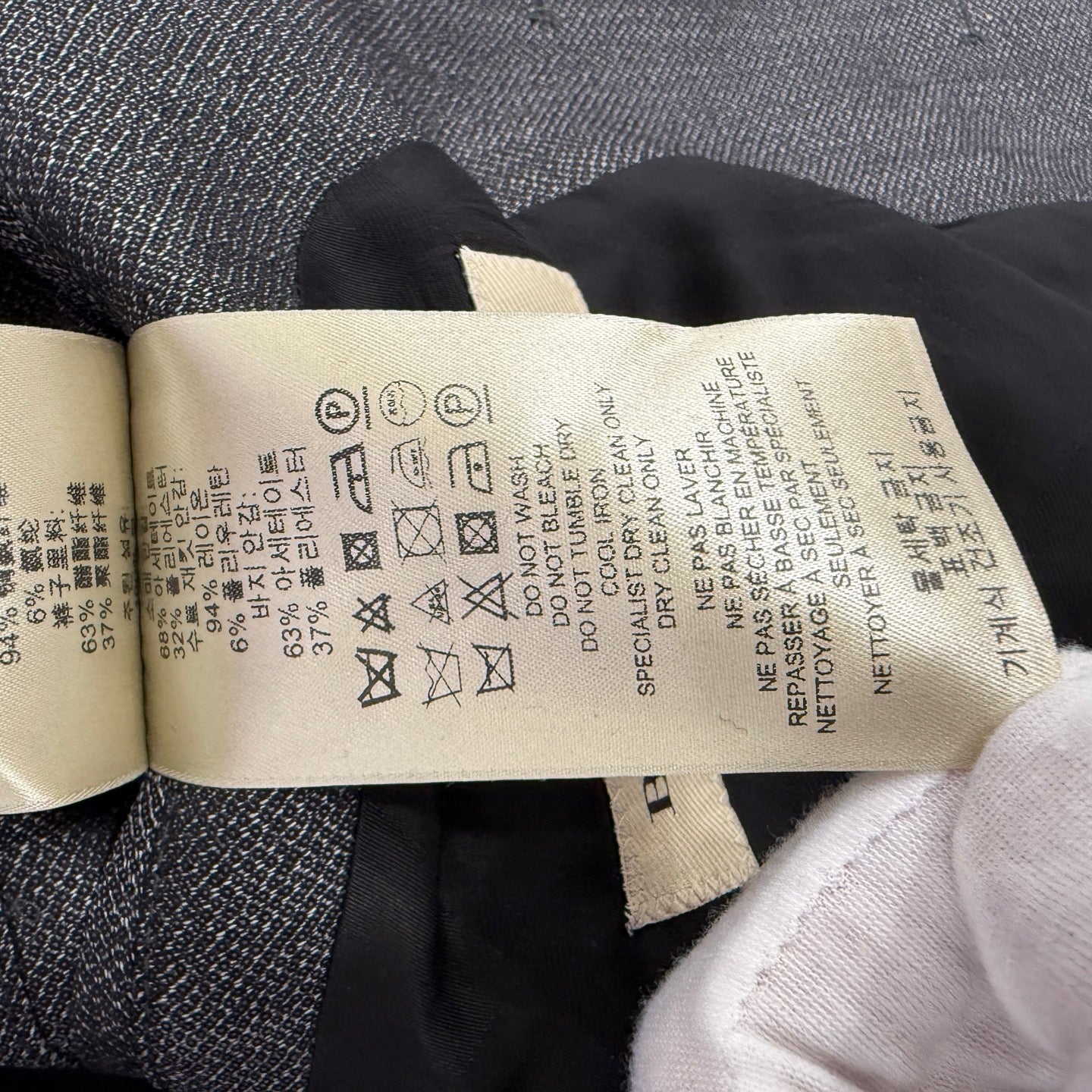 Burberry Gray Suit
