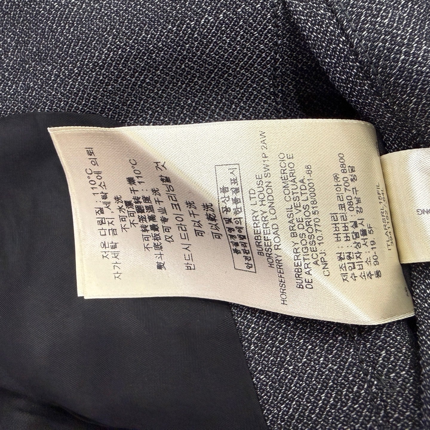 Burberry Gray Suit