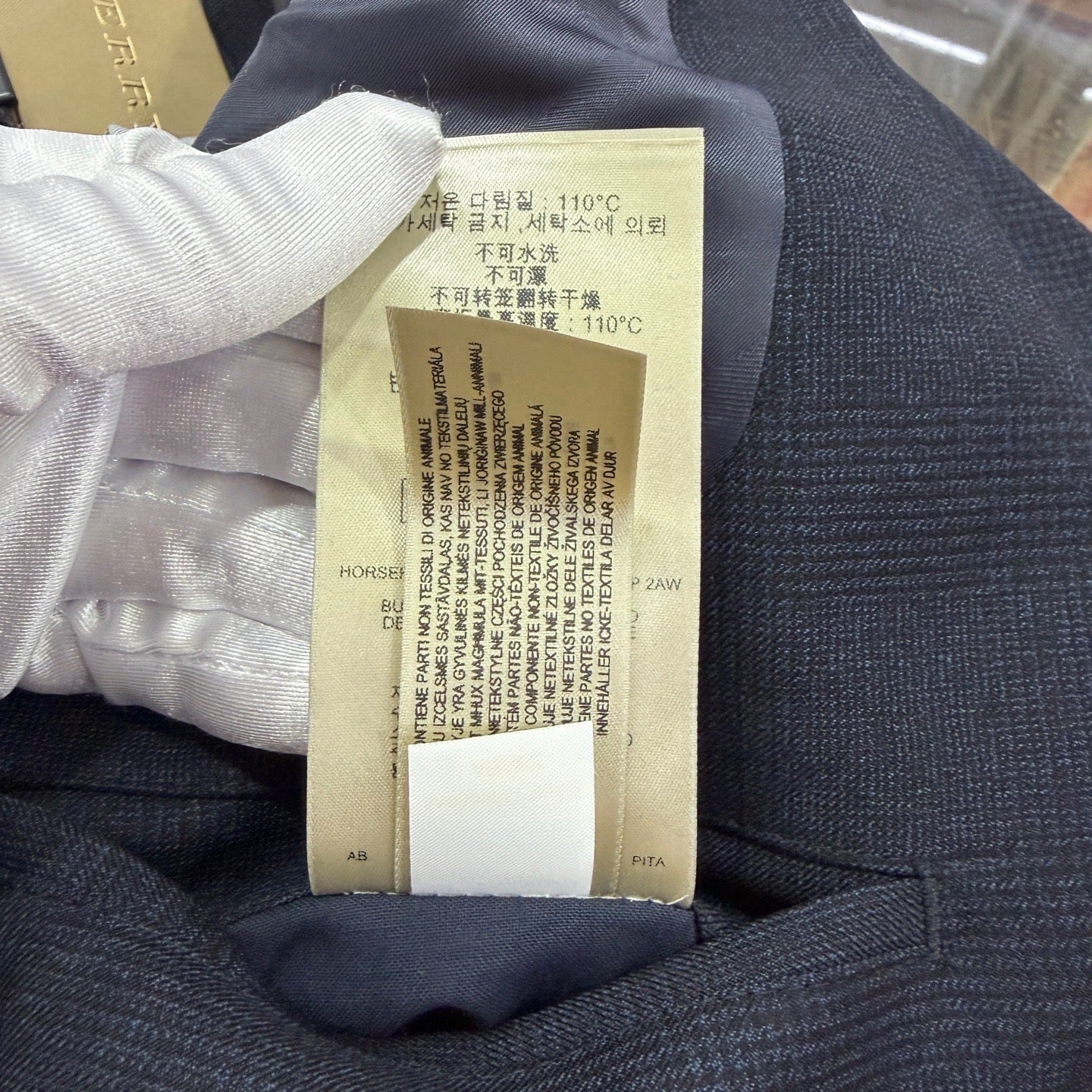 Burberry Blue Suit