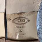 TOD'S Leather Brown Flip flop