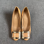rv Metal Brown High heels