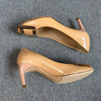 rv Metal Brown High heels