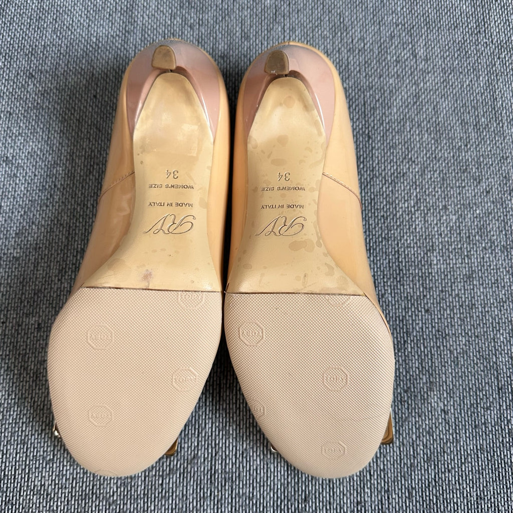 rv Metal Brown High heels