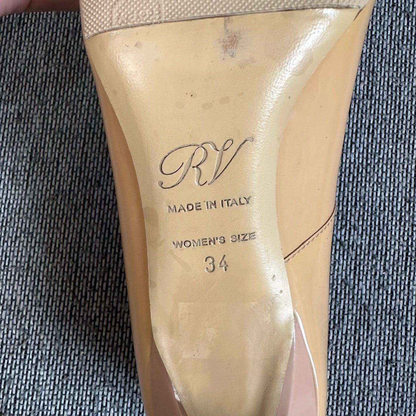 rv Metal Brown High heels