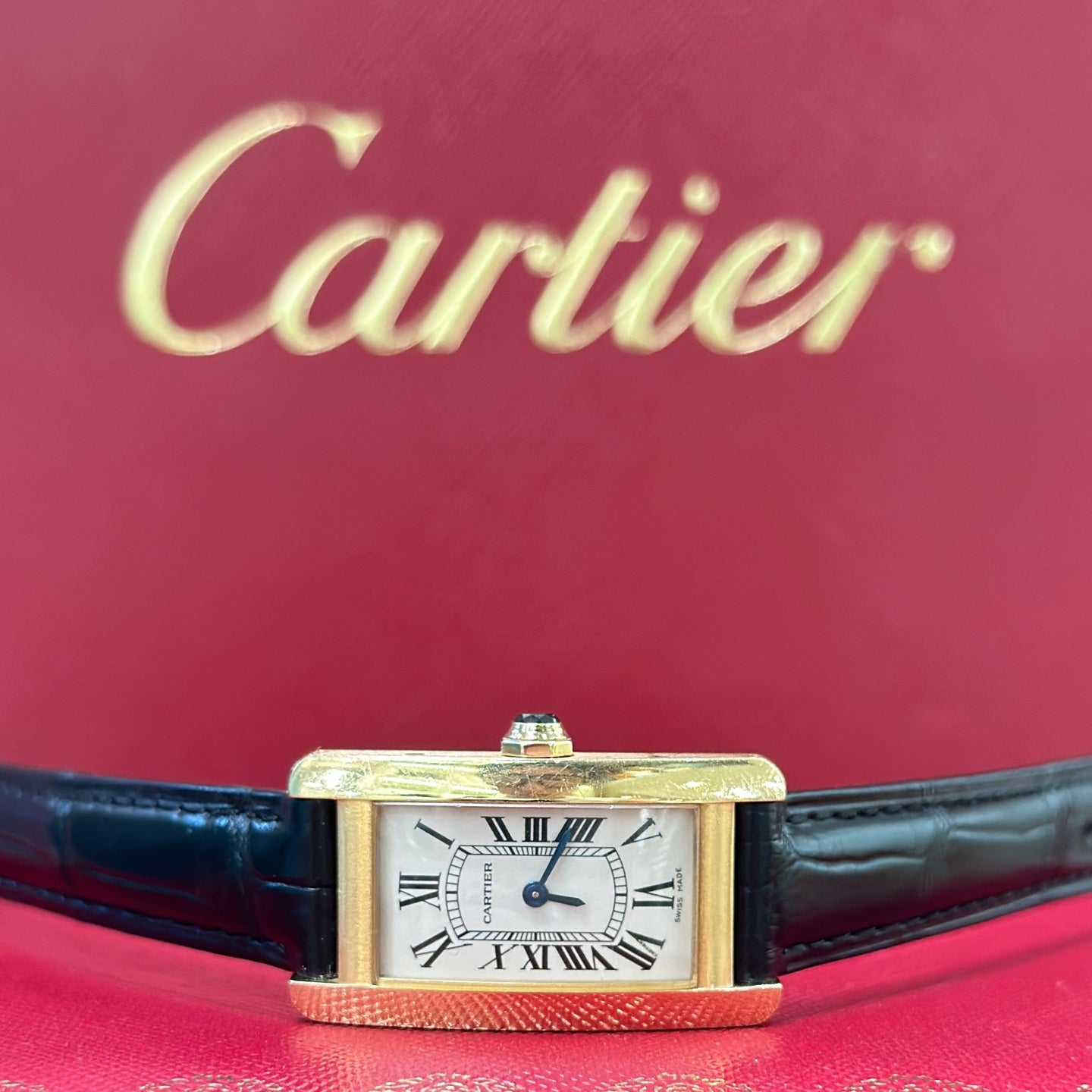 cartier Rose gold Quartz watch